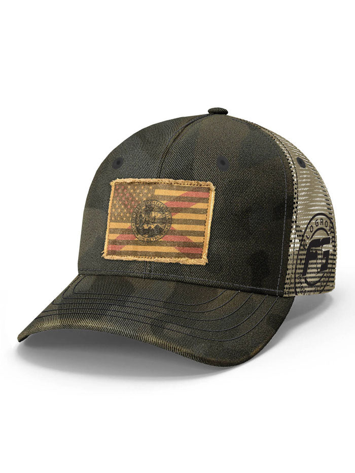 FloGrown FGH 282 Vintage Camo Baseball Cap - Stylish Camouflage Hat for Outdoor Adventures, Hunting & Casual Wear
