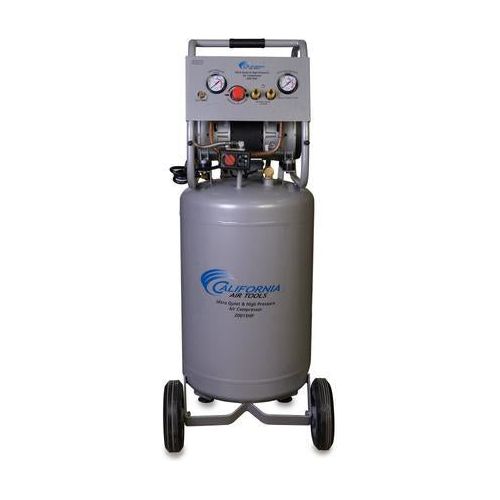 California Air Tools 1.5 HP Ultra Quiet Air Compressor - Lightweight Portable Oil-Free Design for Home Garage, Workshop & DIY Projects - Perfect for Nail Guns, Airbrushing & Inflating Tires