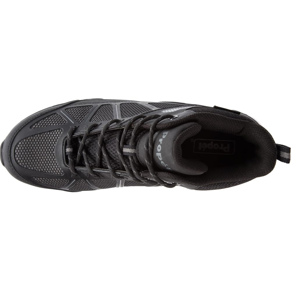 Propet Men's Seeley Hi Round Toe Work Safety Shoes - Comfortable & Durable Steel Toe Boots for Construction, Warehouse & Outdoor Work