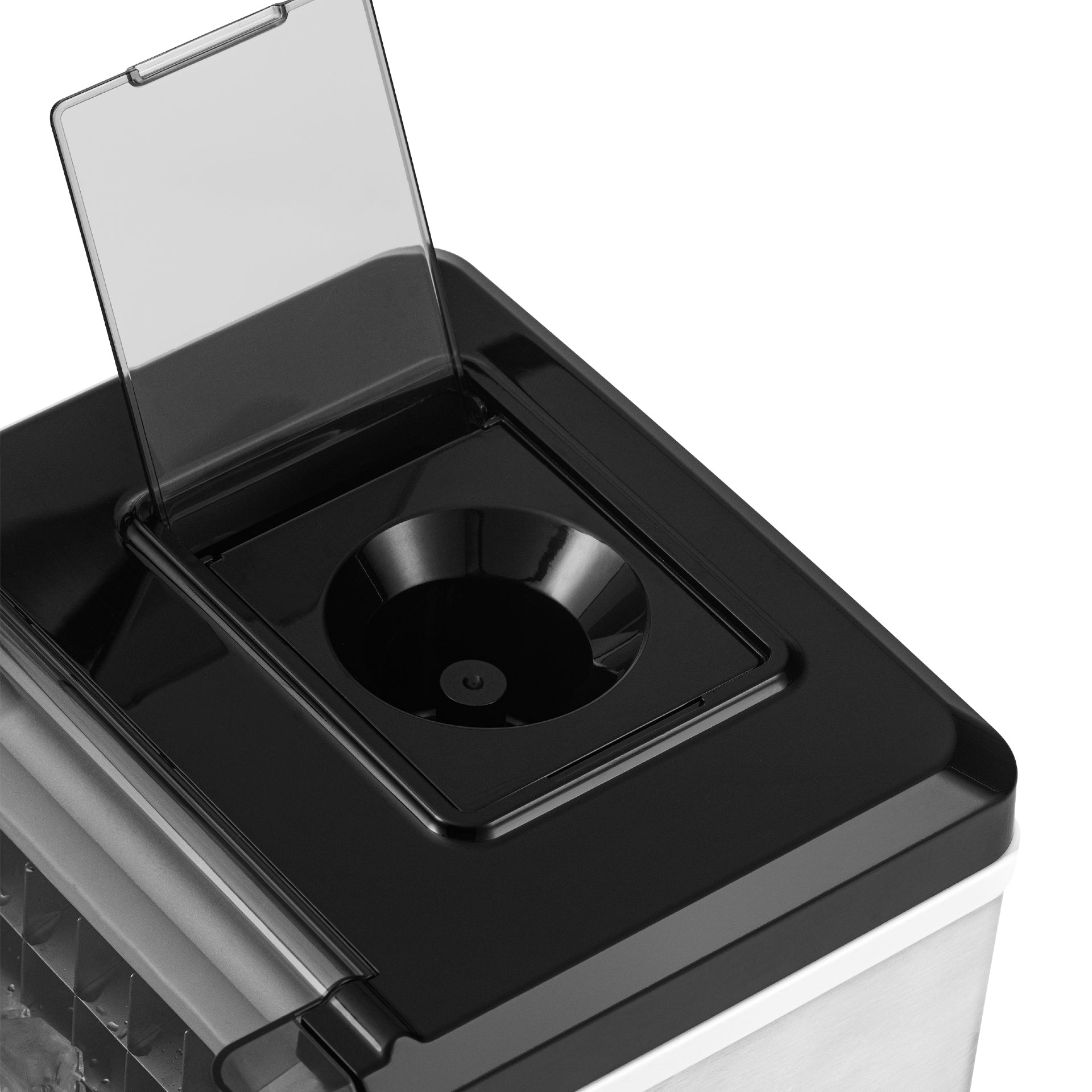 Newair® Stainless Steel Countertop Ice Maker - 45 lbs/Day, Produces Clear Ice Cubes for Cocktails, Beverages, and Home Use