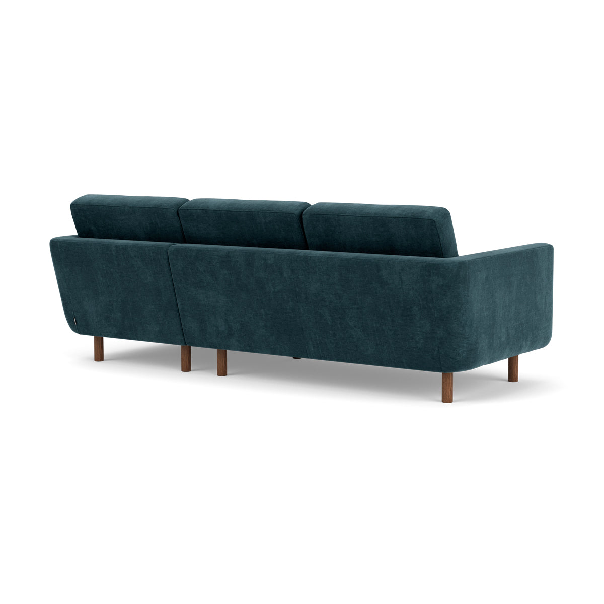 Conrad Fabric Right Chaise Sofa - Modern Sectional Couch for Living Room, Lounge & Home Theater - Comfortable Upholstered Furniture with Chaise Lounge