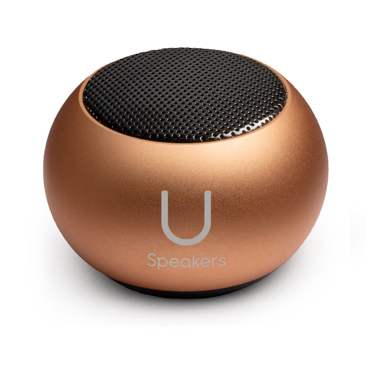 Mini Portable Wireless Bluetooth Speaker with Magnetic Base - Built-in Mic & Selfie Remote Control - Waterproof Travel Speaker for Outdoor, Home, Office - Pair 2 Speakers for Stereo Sound (Black)