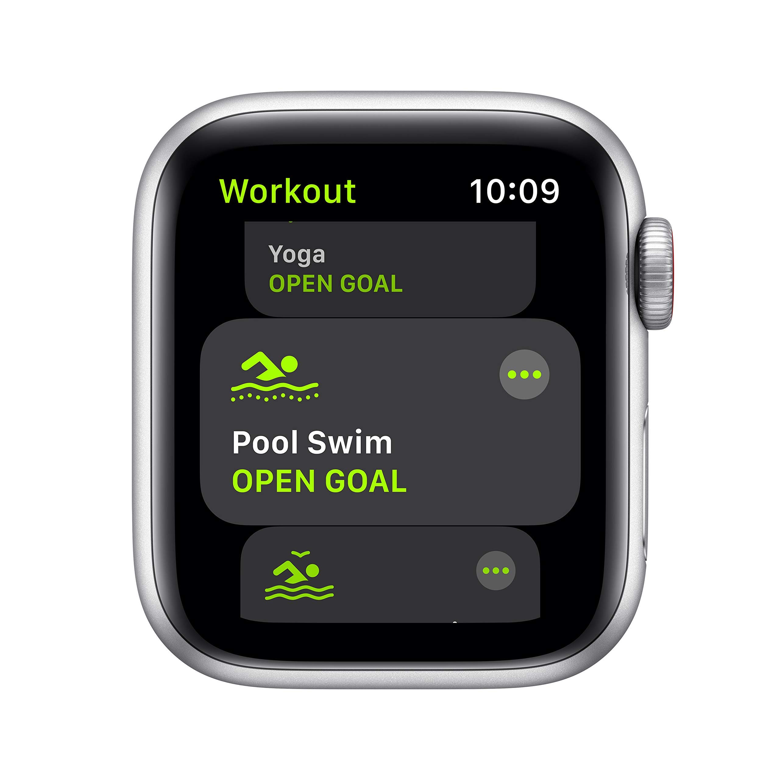 Apple Watch SE 2020 (GPS + Cellular, 40mm) - Silver Aluminum Case with White Sport Band - Renewed Premium Smartwatch for Fitness Tracking, Notifications & Calls | Perfect for Workouts, Running & Daily Use