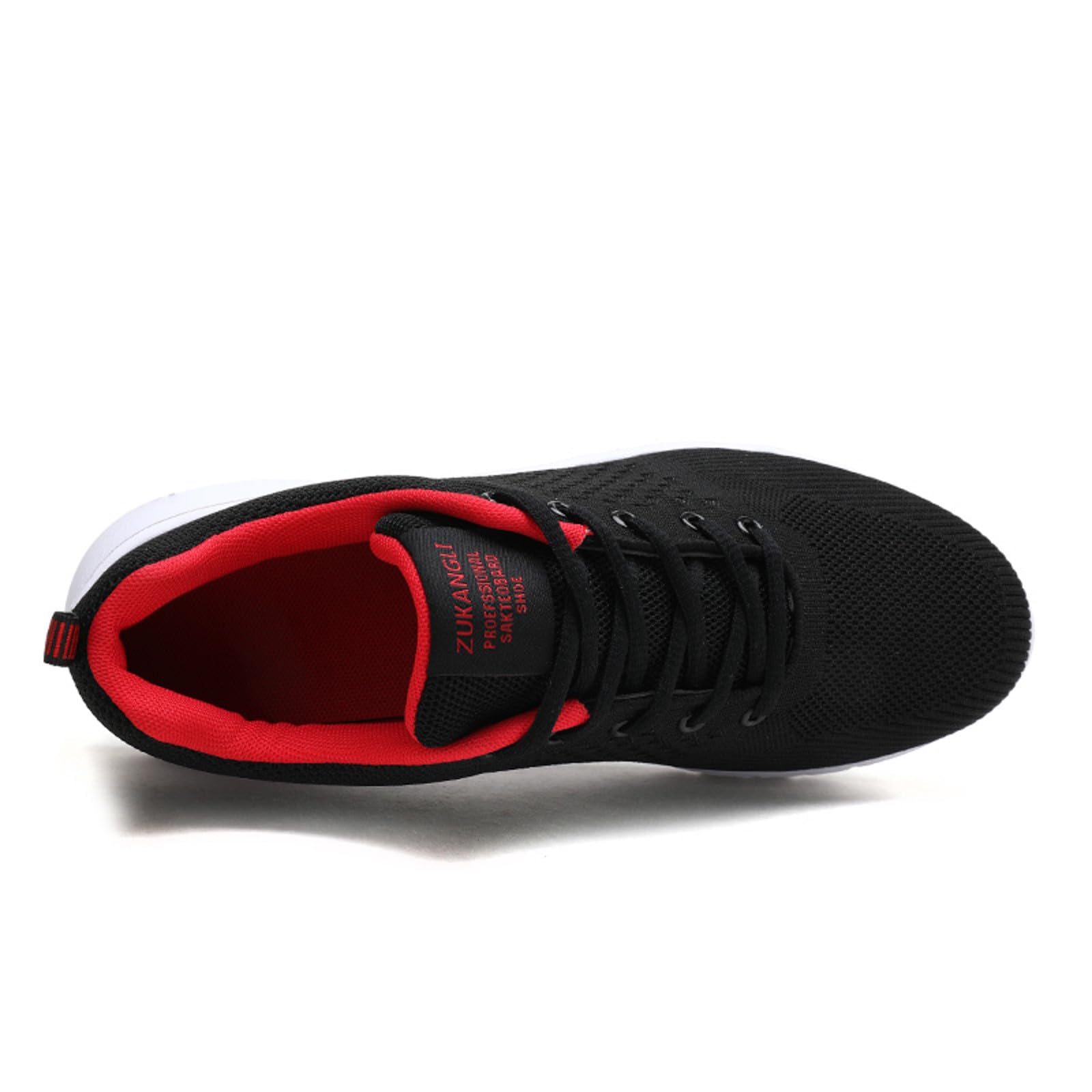**Men's Trail Running Shoes - Best Gym & Beach Shoes for Men - Sailing & Deck Shoes - Size 14 - Height Increasing Casual Leather Shoes (Red) - Perfect for Outdoor Activities, Gym Workouts & Beach Adventures**