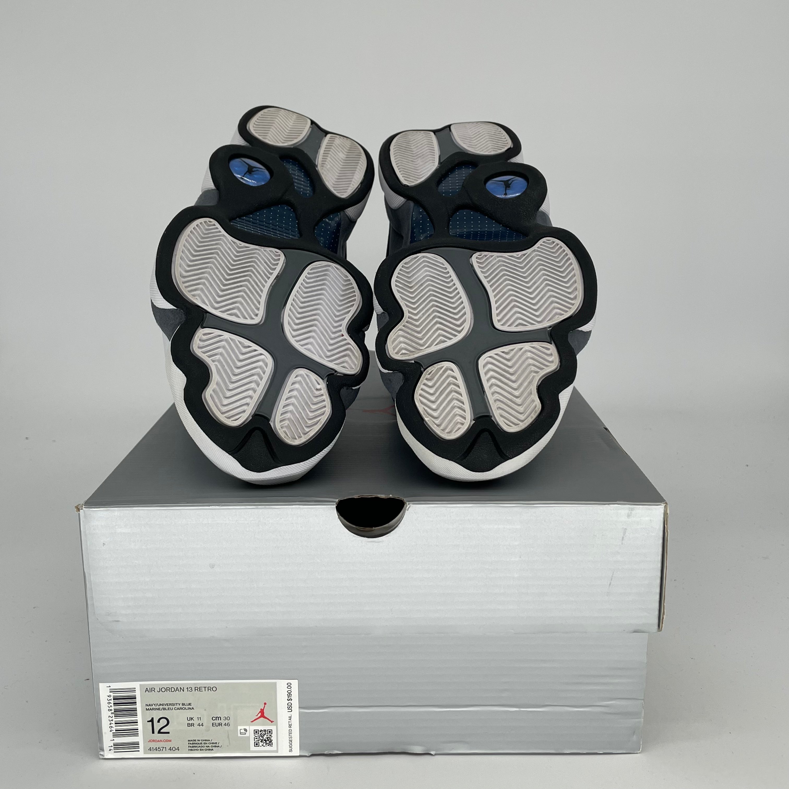 Original Air Jordan 13 Retro 'Flint' Size 12 Men's Basketball Shoes 414571-404 - Perfect for Streetwear, Sneaker Collecting & Casual Wear