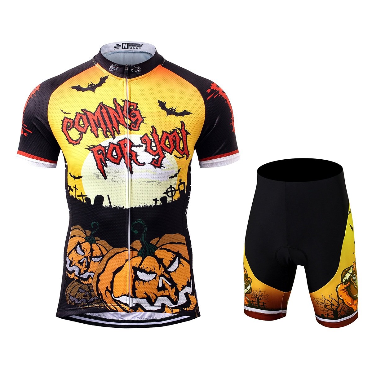Thriller Rider Sports Men's Mountain Bike Short Sleeve Cycling Jersey - Breathable & Moisture-Wicking for Outdoor Cycling, Road Biking & Trail Adventures