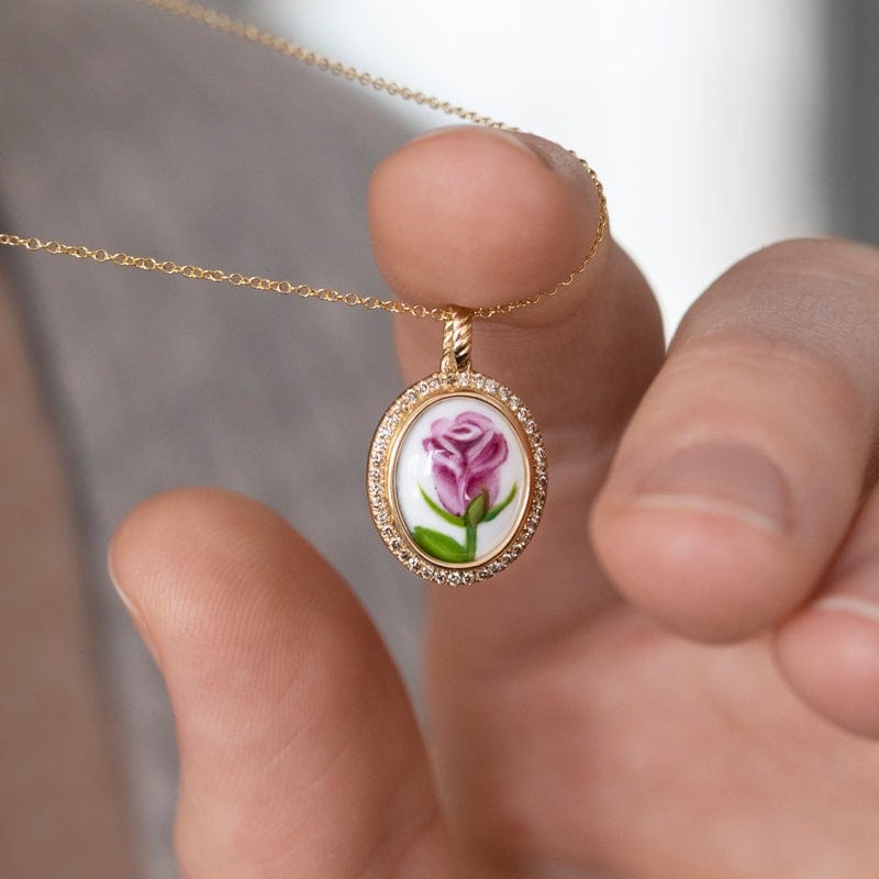 She Blooms Necklace - Elegant Floral Pendant Jewelry for Women | Perfect for Weddings, Anniversaries & Everyday Wear