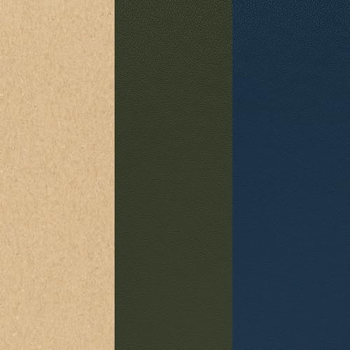 Navy, Olive Green, Kraft