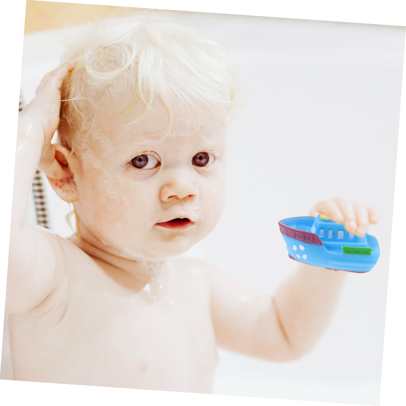 CIYODO Early Education Bath Toys for Toddlers - Waterproof Vinyl Bathtub Toys for Kids - Fun Learning & Sensory Play in the Tub, Pool or Beach