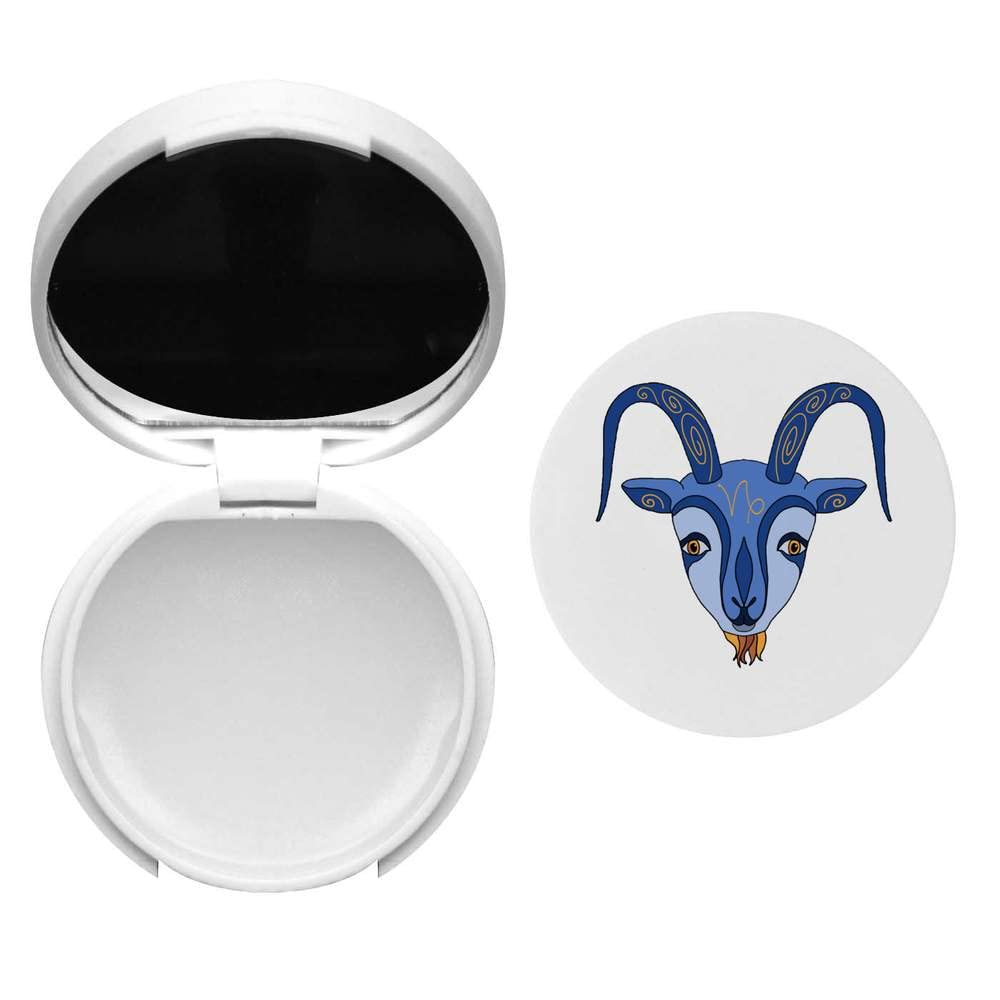 Capricorn Zodiac Lip Balm with Mirror - Moisturizing & Nourishing - Perfect for Daily Use, Gifts, and Travel (BM00024437)