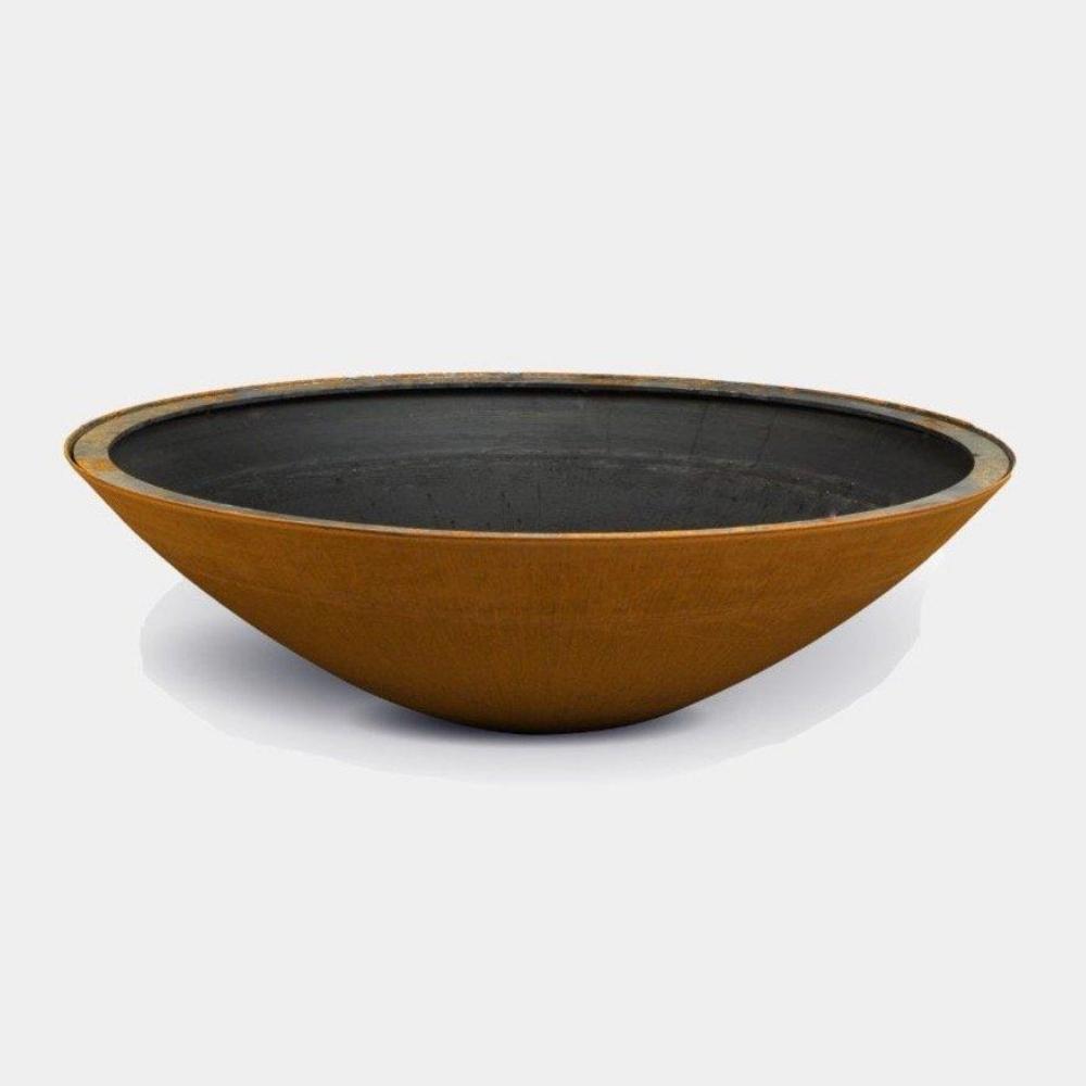 Arteflame Classic 11 Inch Tall Corten Steel Fire Bowl - Outdoor Fire Pit for Patio, Garden, Backyard & Camping - Rust-Resistant & Durable Steel Fireplace for Cozy Evenings