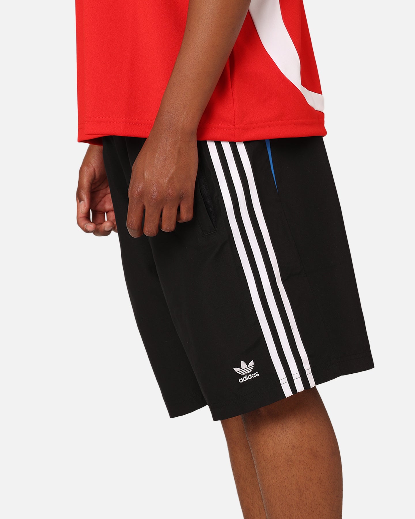 Adidas Oversized Shorts for Men - Black Athletic Running Shorts with Pockets | Comfortable Gym & Casual Wear for Workouts & Lounge