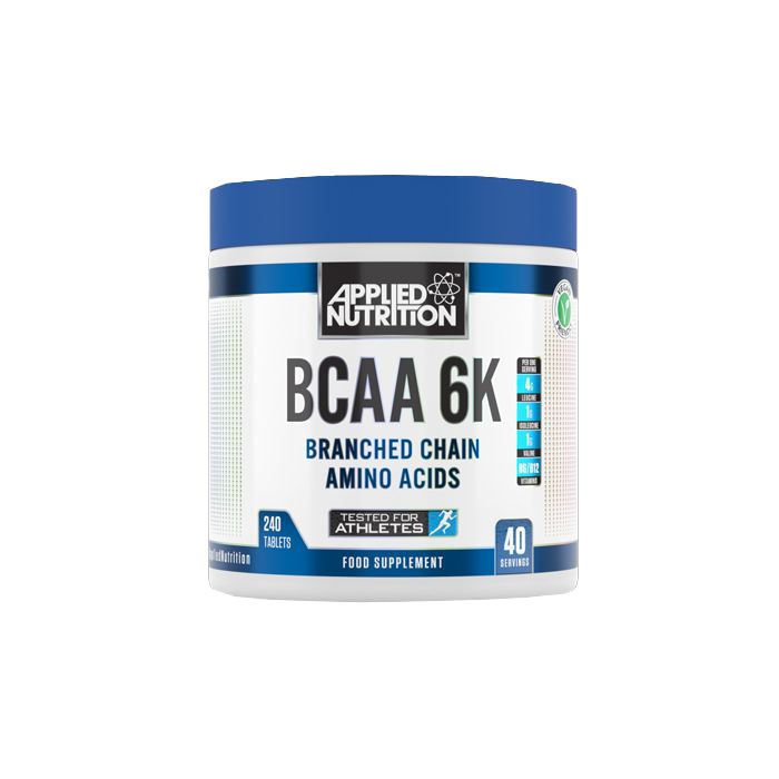 Applied Nutrition BCAA 6K 4:1:1 240 Tablets - Premium Branched-Chain Amino Acid Supplement for Muscle Recovery & Growth - Ideal for Athletes, Bodybuilders & Fitness Enthusiasts