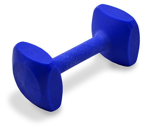 Blue Plastic Dog Training Dumbbell - Durable Chew Toy for Obedience & Agility Training - Perfect for Fetch, Reward & Interactive Playtime
