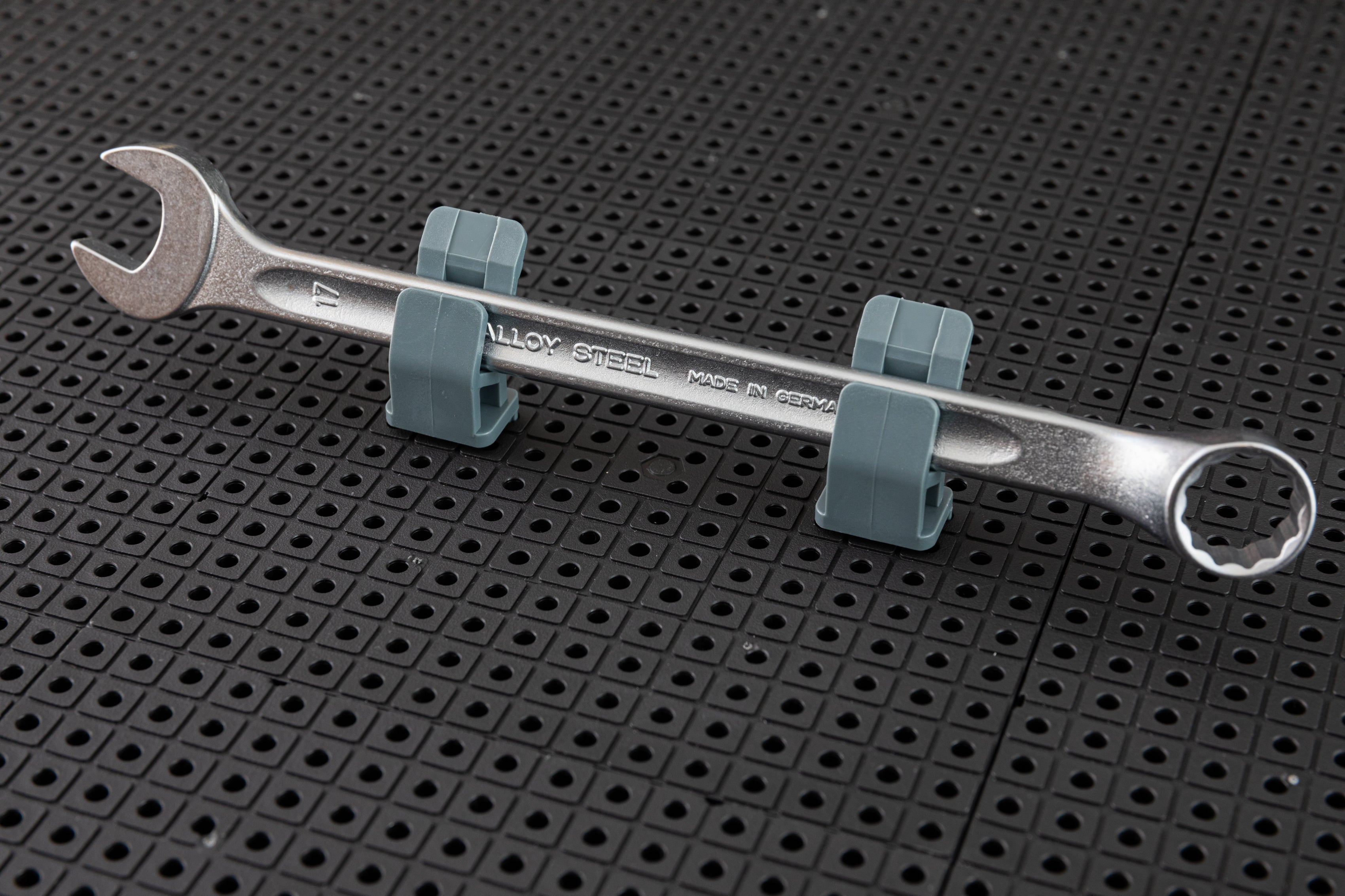 Tool Grid Wrench Holder - Heavy Duty Organizer for Mechanics & DIY - Perfect for Garage, Workshop & Toolbox Organization