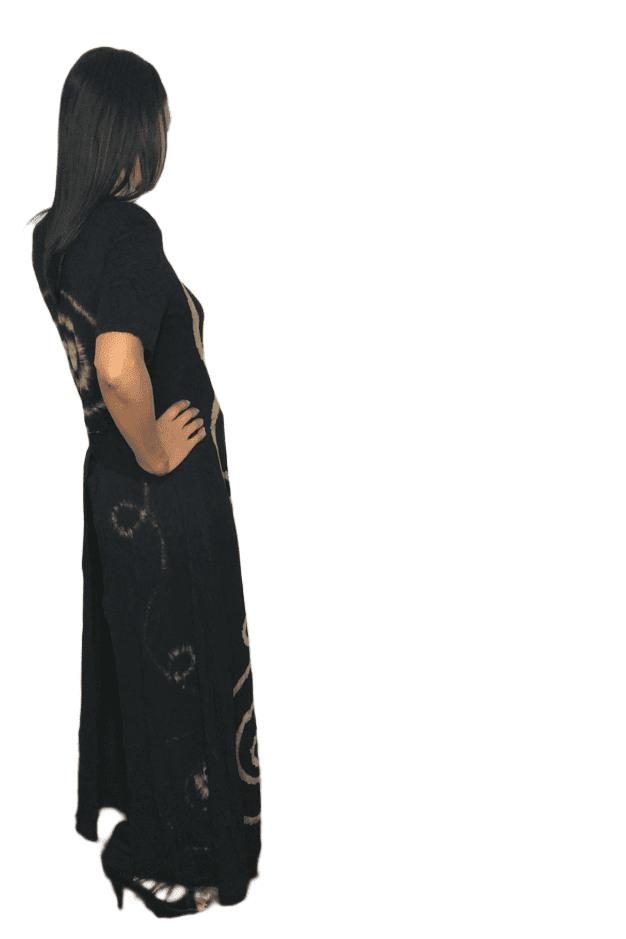 Infinity Split Tunic Palazzo Set - Women's Flowy Boho Outfit for Summer, Beach & Casual Wear | Plus Size Available