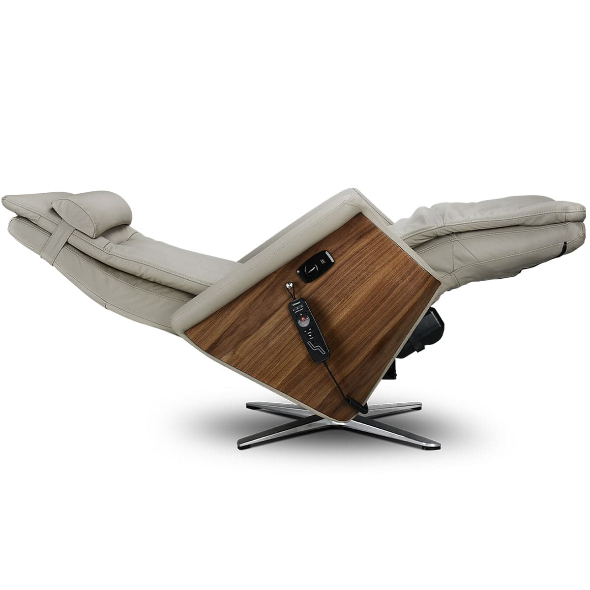 Svago Swivel Zero Gravity Recliner Chair - Adjustable Floor Model for Living Room, Bedroom & Home Theater Relaxation