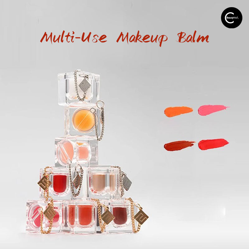 FancyCube Multi-Purpose Color Balm - Tinted Lip & Cheek Balm for Natural Glow | Perfect for Everyday Makeup & On-The-Go Touch Ups