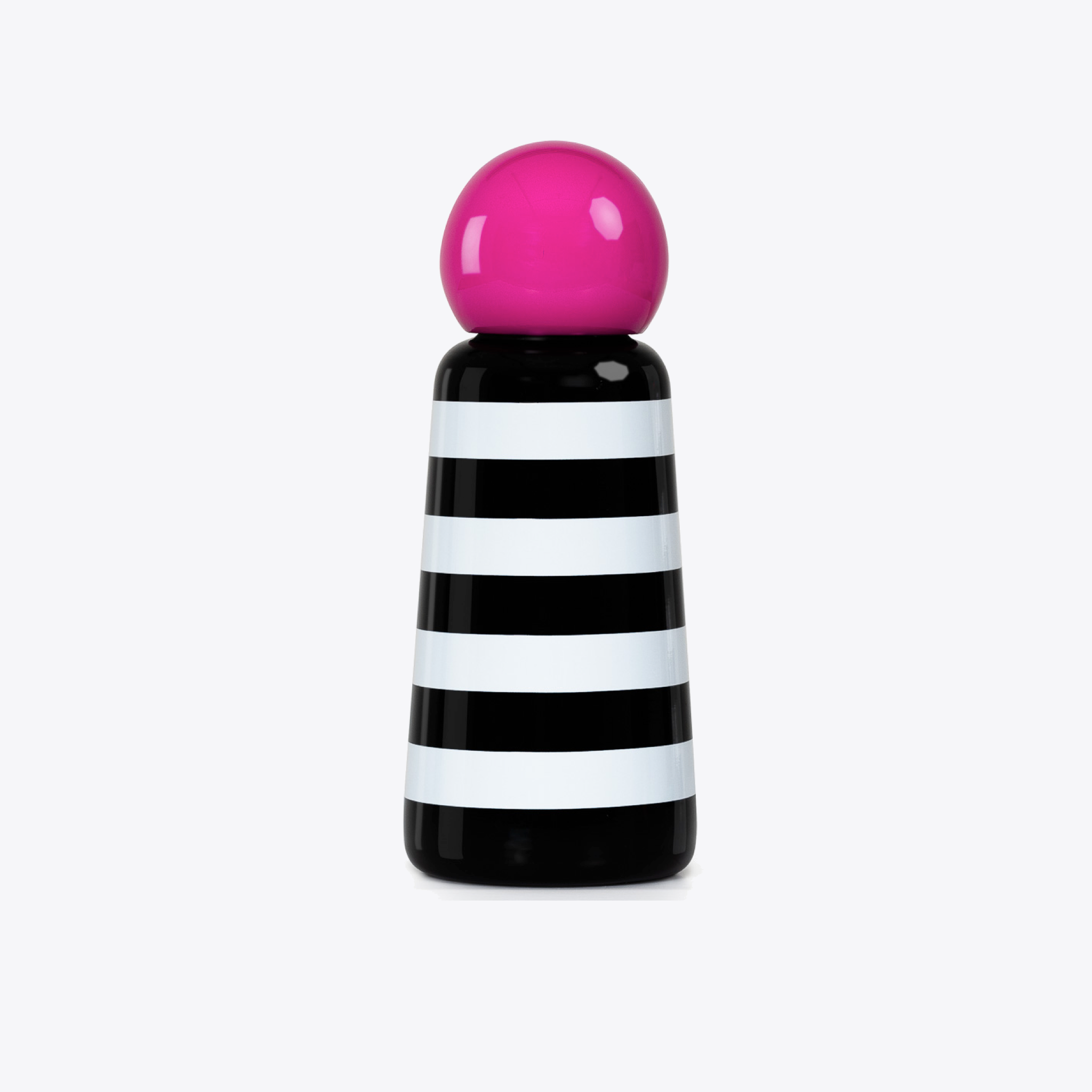 Skittle Bottle with Stripes - Pink Water Bottle for Kids, Gym & Outdoor Activities | BPA-Free, Leak-Proof Design