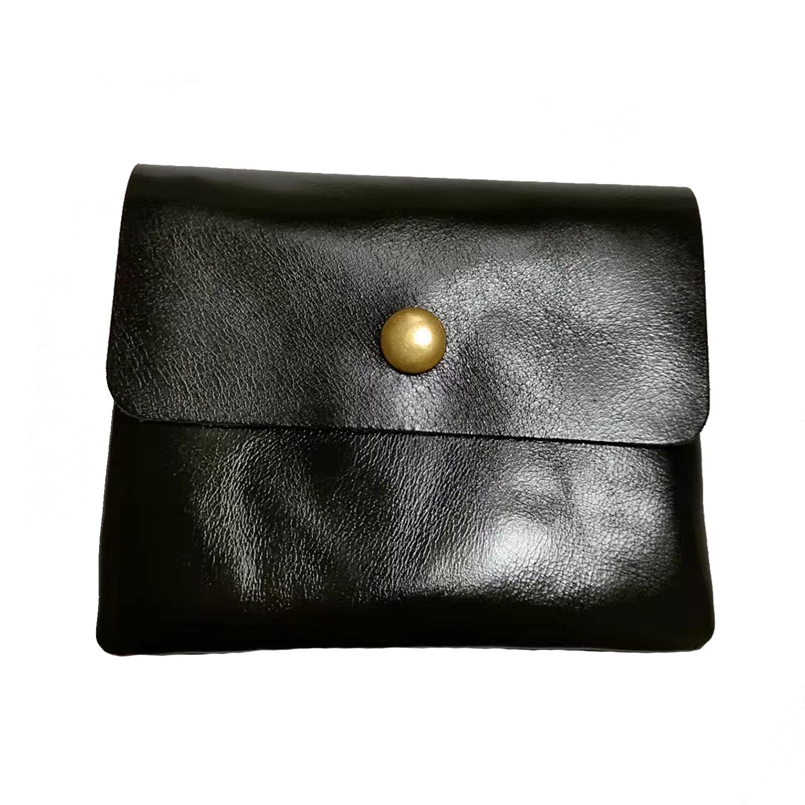LEISUREWEEK Genuine Leather Slim Wallet for Women & Men - RFID Blocking Credit Card Holder with Coin Pocket - Compact Minimalist Bifold Wallet (Black) - Perfect for Everyday Carry, Travel & Gifts