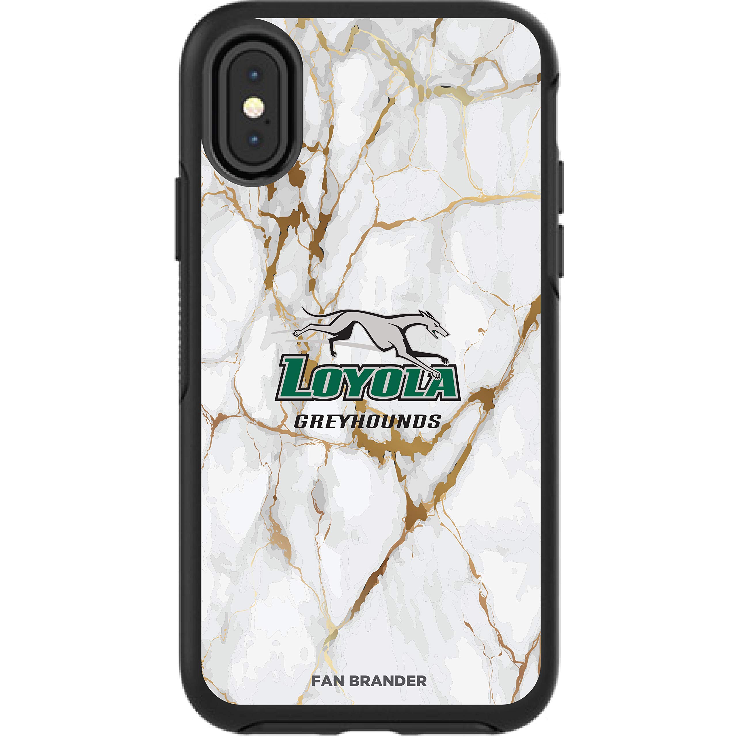 NCAA OtterBox Symmetry iPhone Case - White Marble Design for Apple iPhone | Durable Protection for Everyday Use