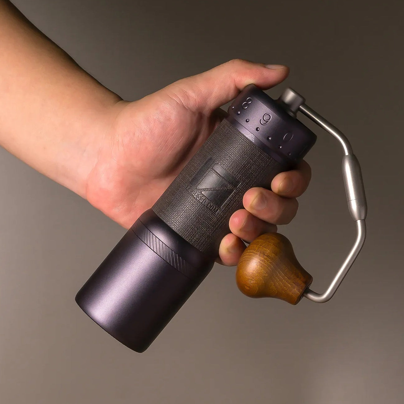 1Zpresso J ULTRA Premium Manual Coffee Grinder - Portable Hand Burr Mill for Espresso, French Press & Pour Over Coffee Brewing at Home, Camping & Travel