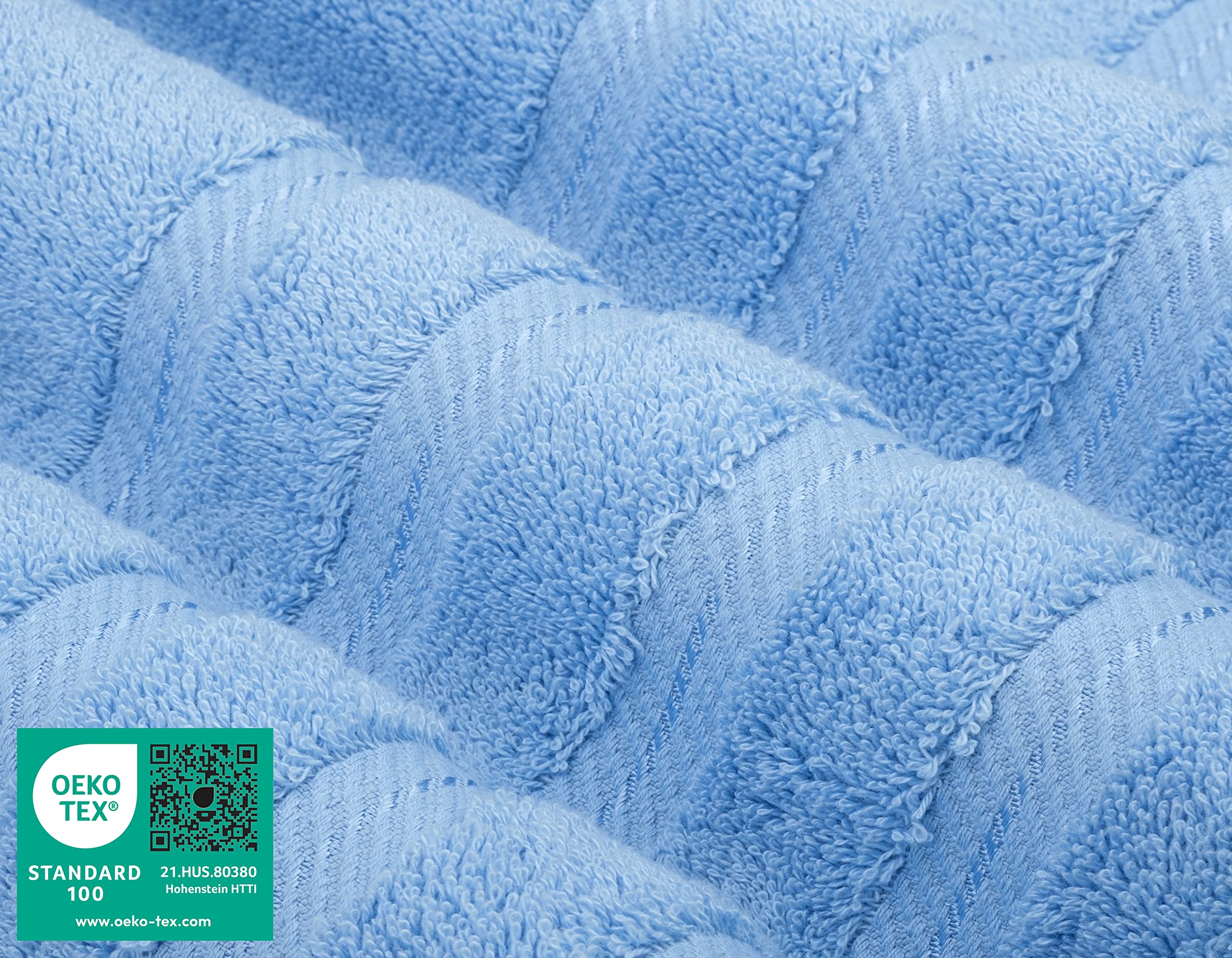 Premium 6-Piece Soft Linen Towel Set with 4 Bath & 4 Hand Towels - Luxury Spa & Bathroom Essentials for Home, Hotel & Gift Giving