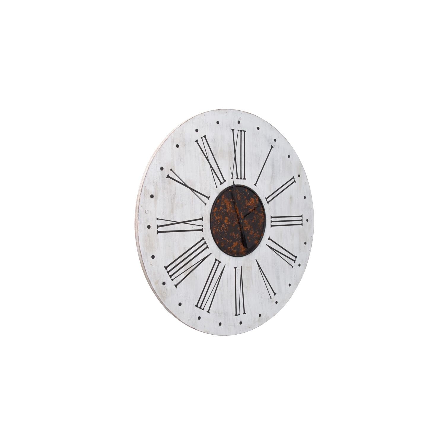 Scandinavian Style Wall Clock - Minimalist Modern Home Decor for Living Room, Bedroom & Office - Silent Non-Ticking Battery Operated Round Clock - Yosemite Home Decor Collection
