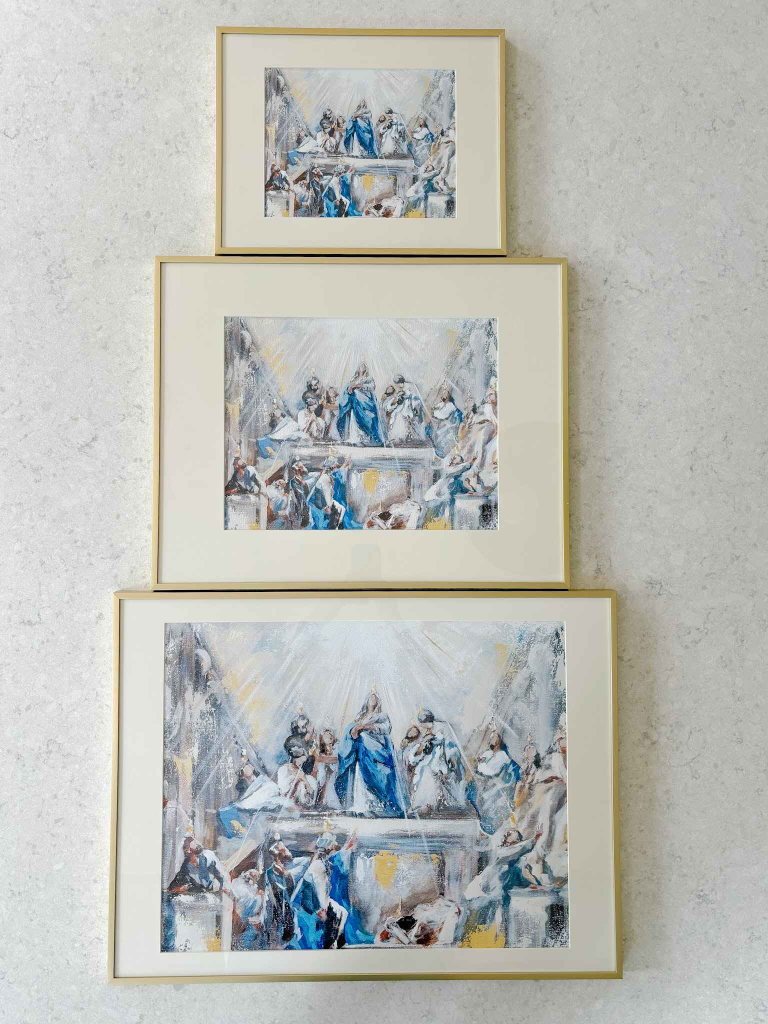 Pentecost Print - Religious Wall Art Decor for Home, Church & Office - Inspirational Christian Gifts & Faith-Based Decorations