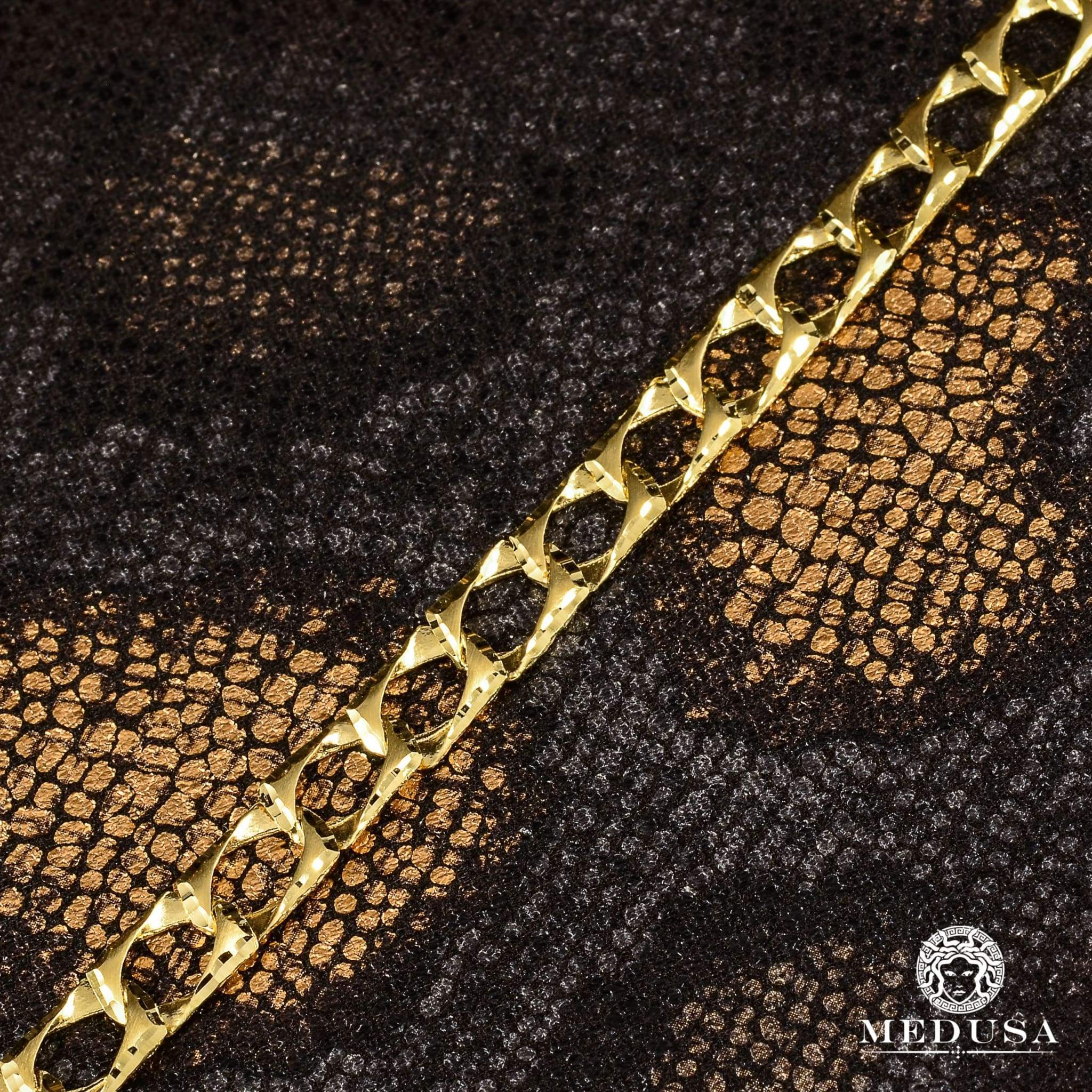8mm Mesh Albert Chain Necklace in 14K Gold - Elegant & Durable Jewelry for Women, Perfect for Everyday Wear, Parties & Special Occasions