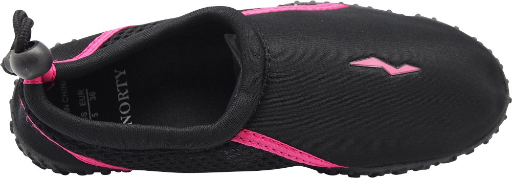 NORTY Wave Aqua Sock Water Shoes for Women - Quick-Dry Swim & Beach Shoes with Non-Slip Sole - Lightweight Water Socks for Swimming, Surfing, Kayaking and Beach Walking