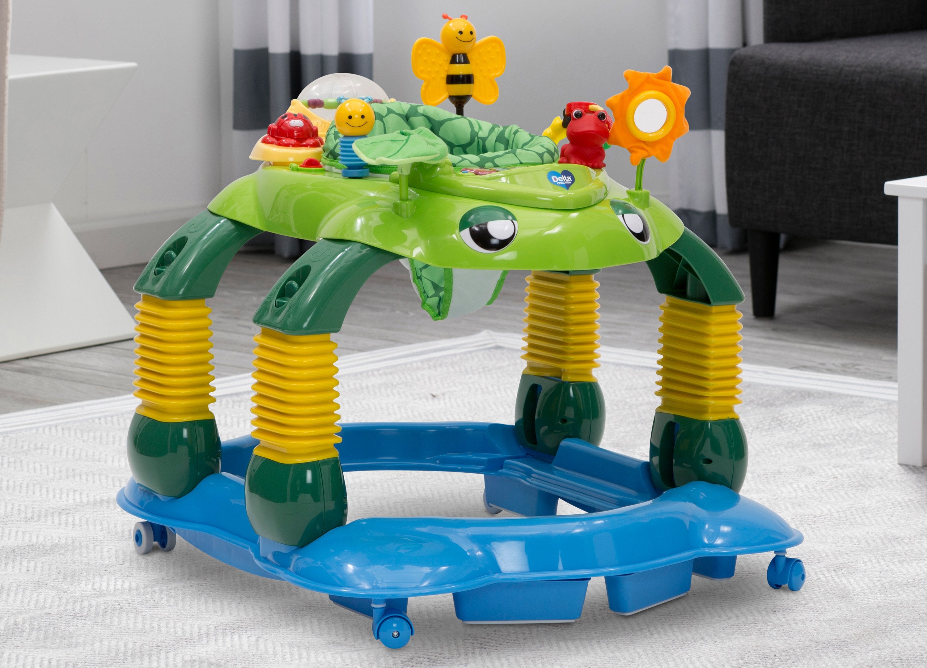 Lil' Play Station 4-in-1 Baby Activity Walker - Interactive Learning Toy for Toddlers with Lights & Sounds - Perfect for Early Development & Indoor Playtime