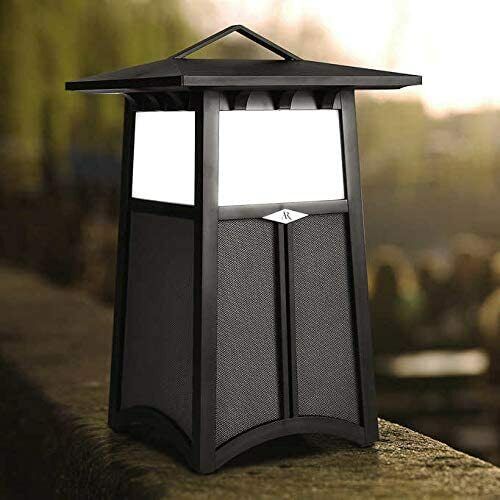 Acoustic Research Santa Cruz Wireless Bluetooth Outdoor Speaker with Flame Effect - Perfect for Patio, Backyard, and Pool Parties
