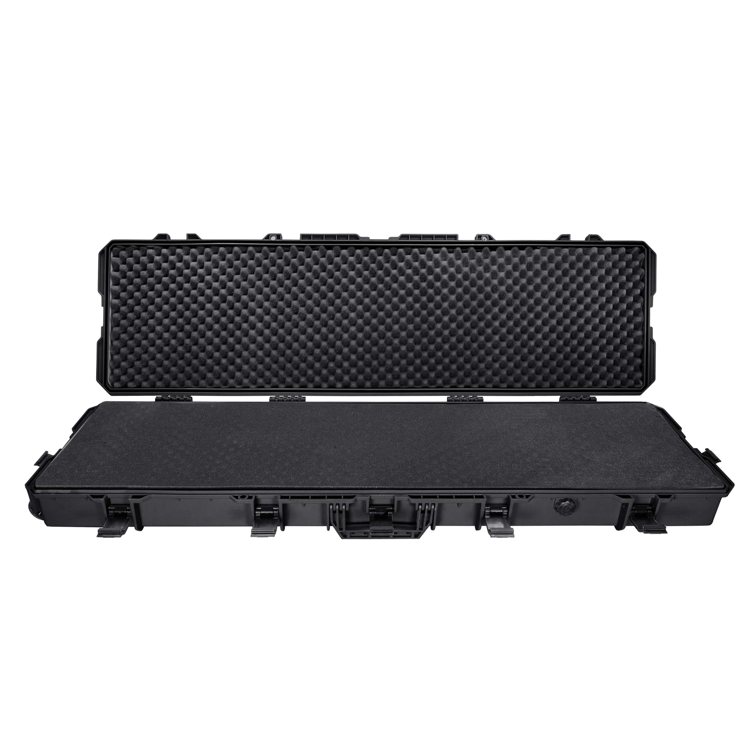 Eylar 54 Inch Rolling Hard Rifle Case - Lightweight Durable Stacker Design with Protective Foam for Gun Storage & Transportation | Perfect for Hunting, Shooting Range & Firearm Protection