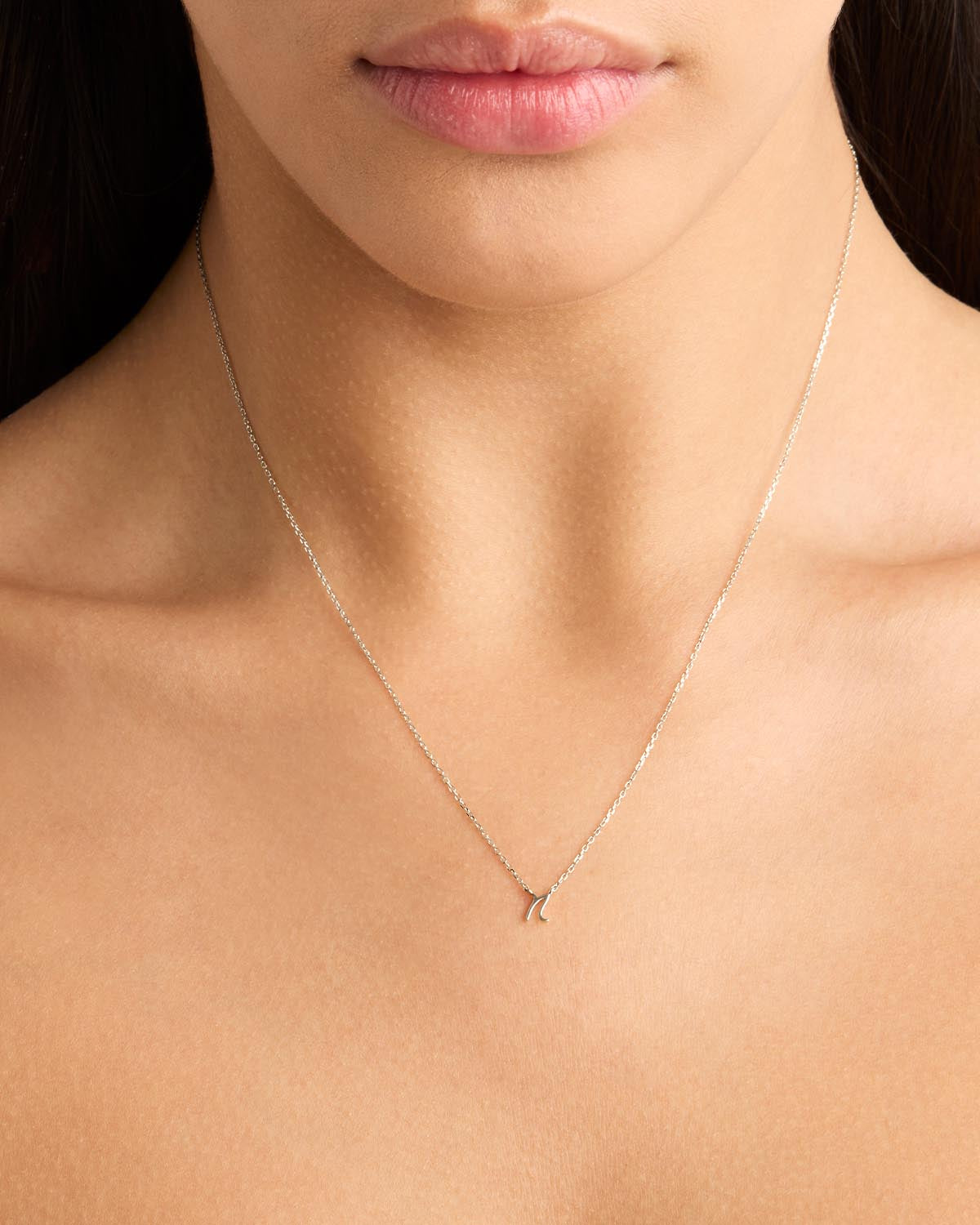 Sterling Silver Love Letter Necklace - Personalized Romantic Jewelry Gift for Her - Perfect for Anniversaries, Valentine's Day & Special Occasions