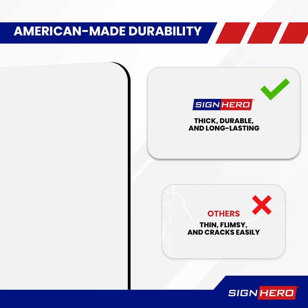 Blank Car Magnets (2 Pack) – USA-Made Round Corner Vehicle Magnets for Business Advertising, Logo Cover & Scratch Protection – Ideal for HOAs, Fleets & Personal Use