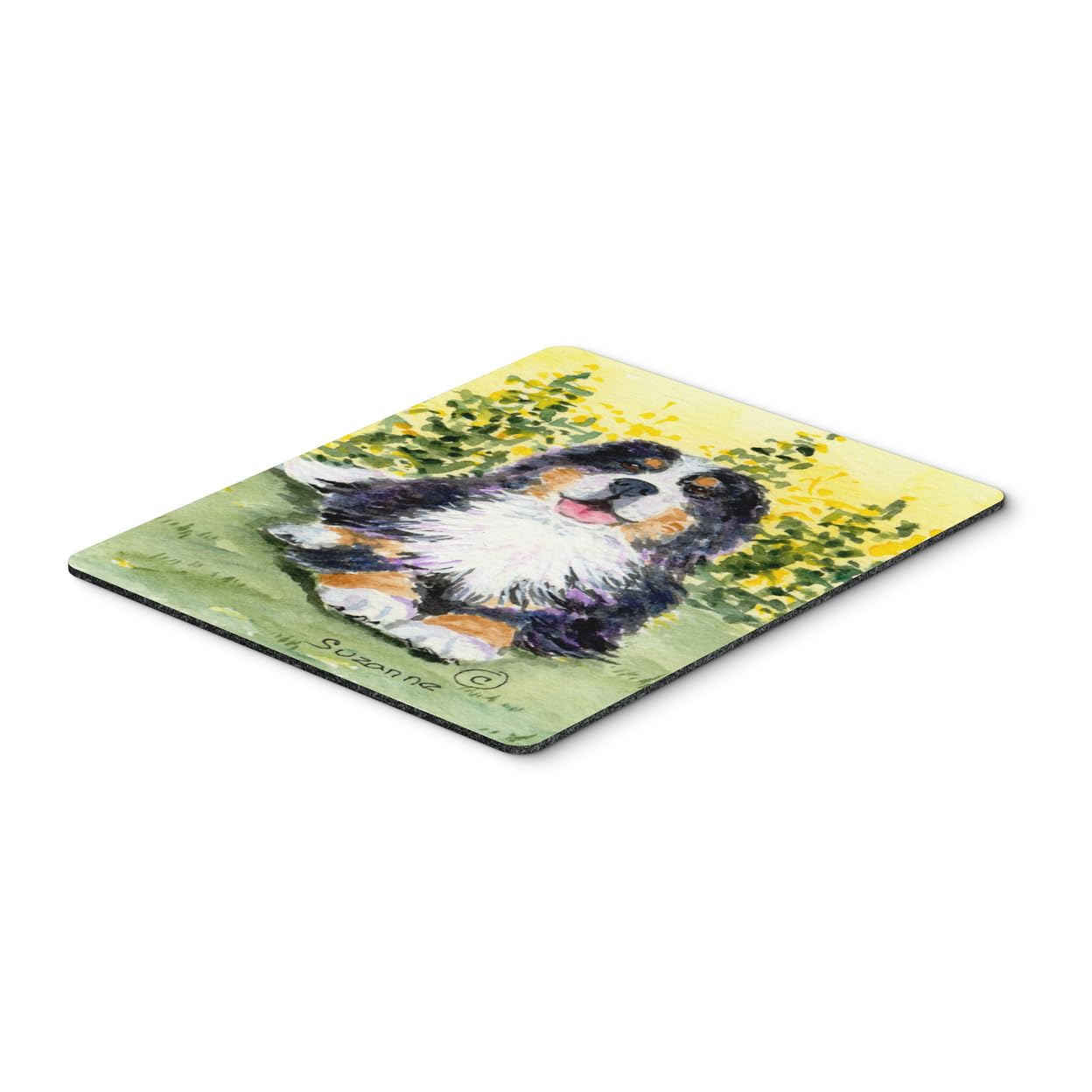 Bernese Mountain Dog Mouse Pad & Hot Pad - Washable Large Mouse Mat for Home Office, Gaming, Computer & Laptop Use - Perfect for Work Desks & Kitchen Countertops