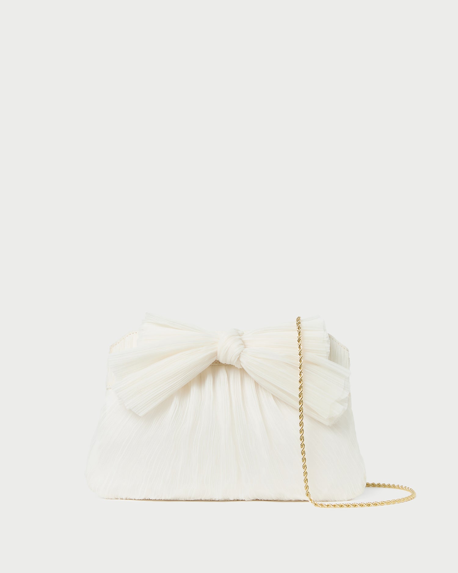 Rayne Pearl Bow Clutch - Elegant Evening Bag for Women, Wedding Clutch Purse with Rhinestone Bow Detail, Perfect for Prom, Parties & Special Occasions