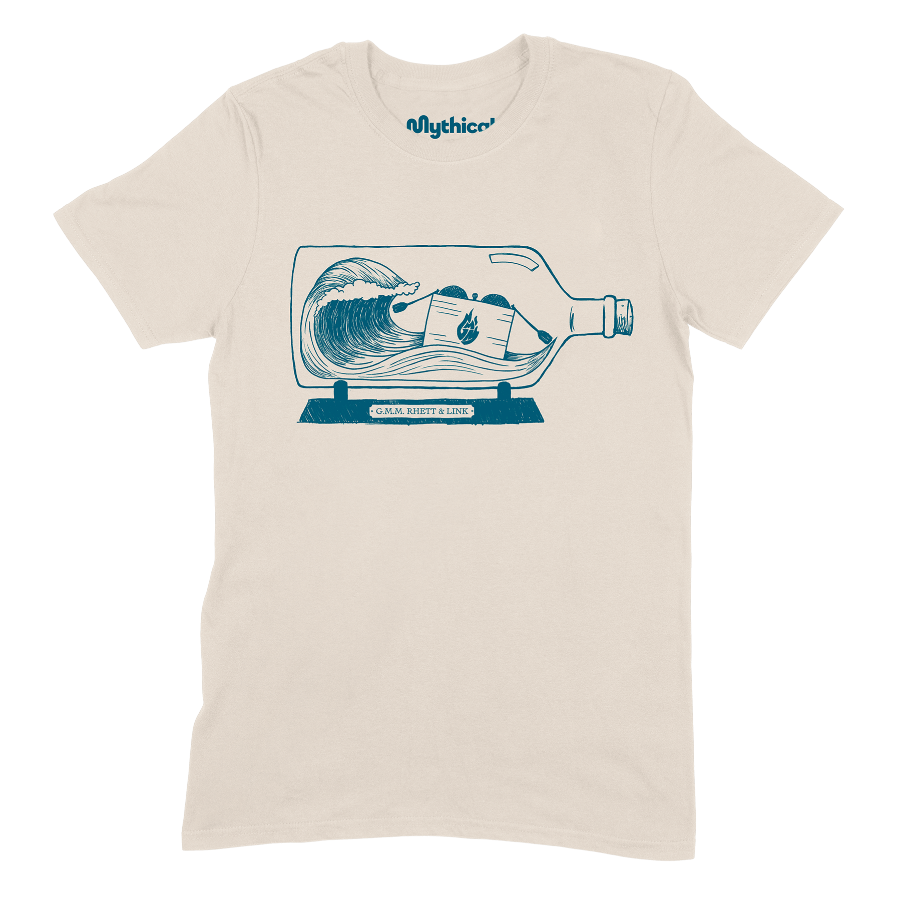 GMM Set In A Bottle Tee - Funny Graphic T-Shirt for Men & Women | Soft Cotton Crewneck Short Sleeve Shirt | Perfect for Casual Wear, Gifts, and Anime Fans