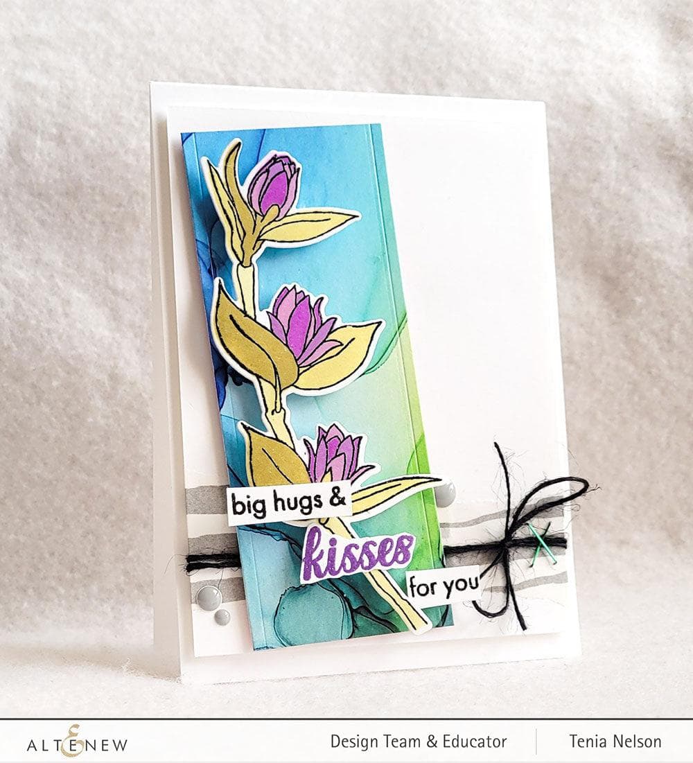 Fancy Kisses Stamp Set - DIY Scrapbooking, Card Making & Crafting Supplies for Creative Projects - Perfect for Valentine's Day, Wedding Invitations & Love Letters
