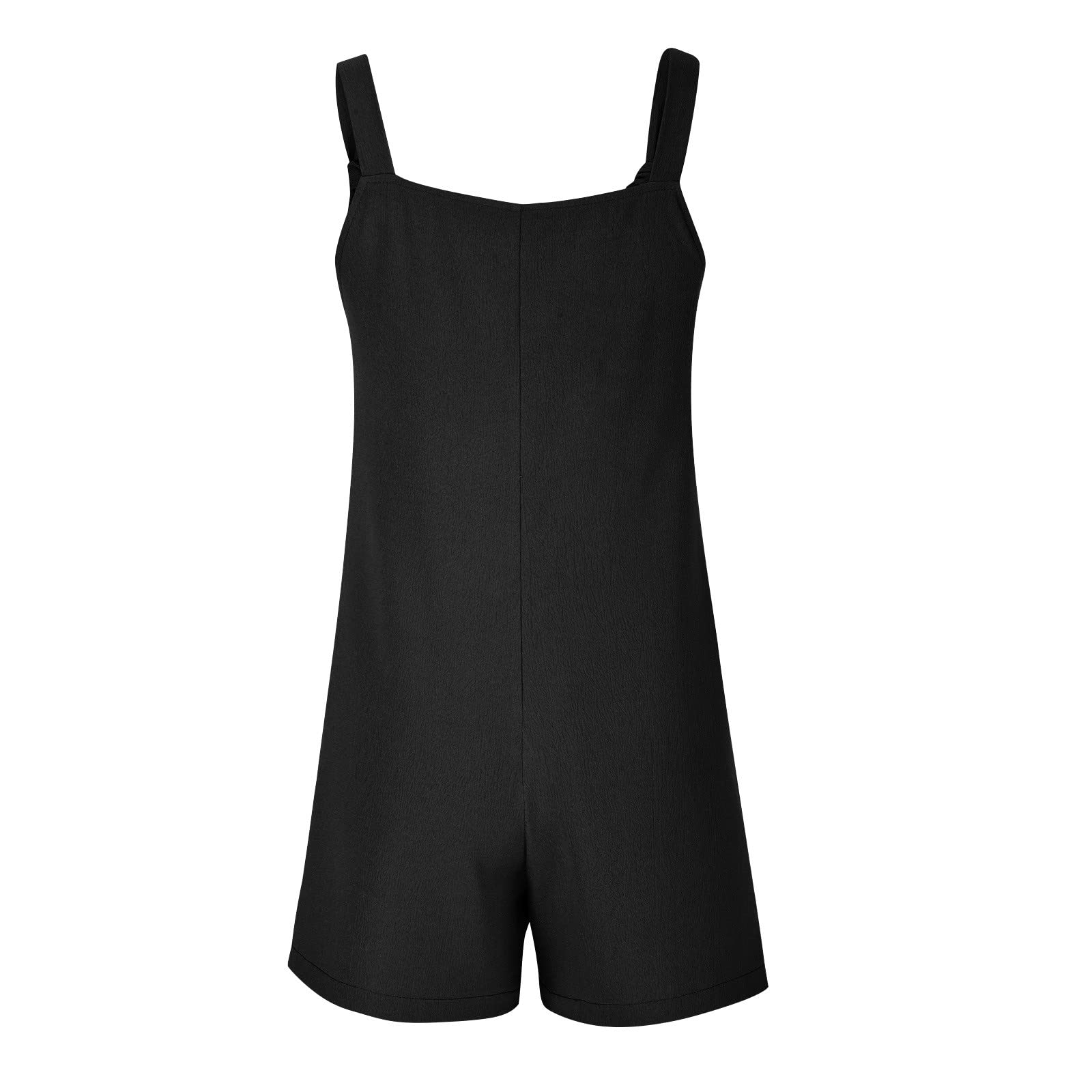Stylish Hvyesh Women's Rompers 2024 - Summer Sleeveless Boho Jumpsuit with Pockets | Casual & Dressy Overalls for Outdoor, Beach, and Party Wear