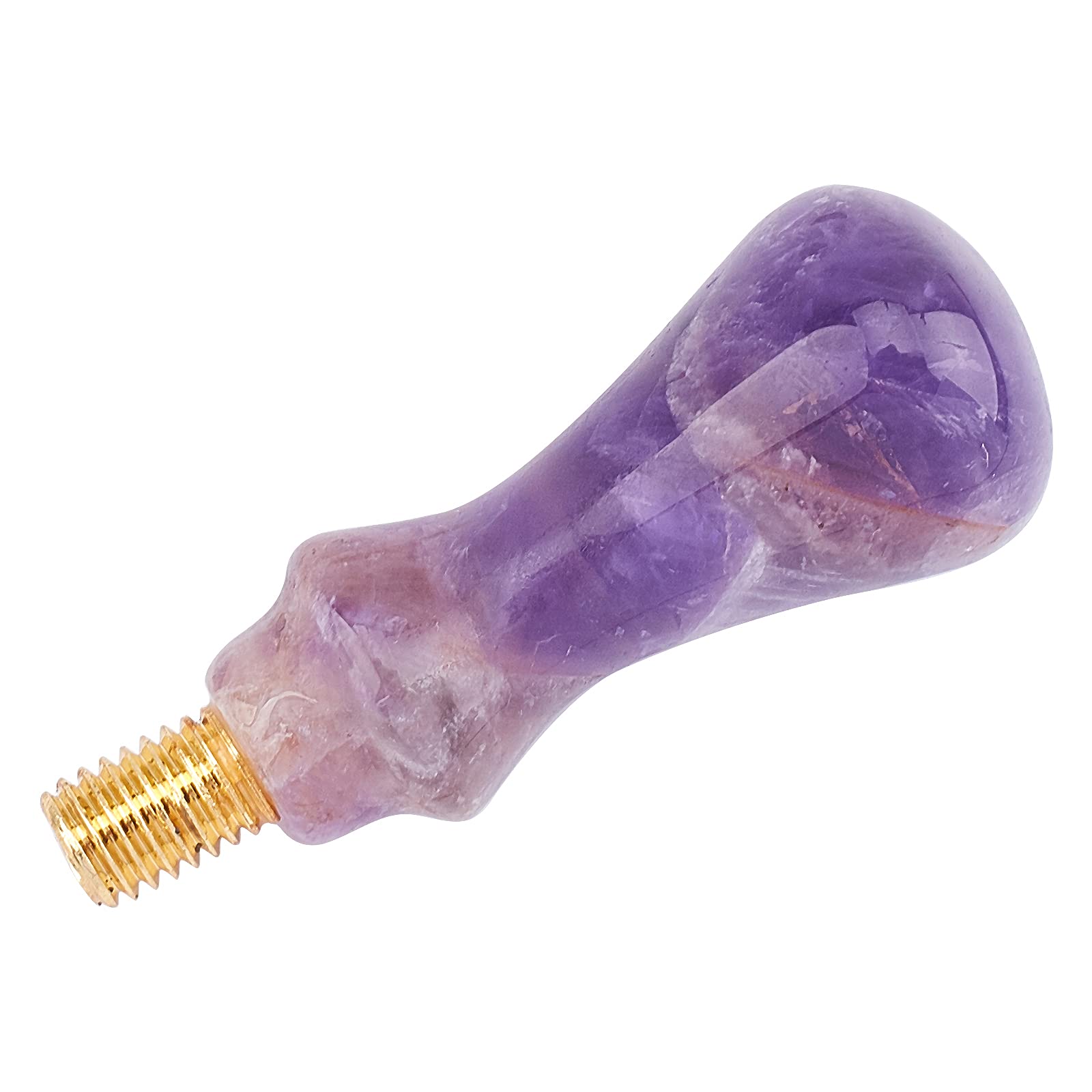 CRASPIRE Natural Amethyst Wax Seal Stamp Handle Replacement - Premium Sealing Wax Stamp for Wedding Invitations, Greeting Cards & DIY Stationery Decoration | Perfect for Vintage Letters, Gift Wrapping & Special Occasions