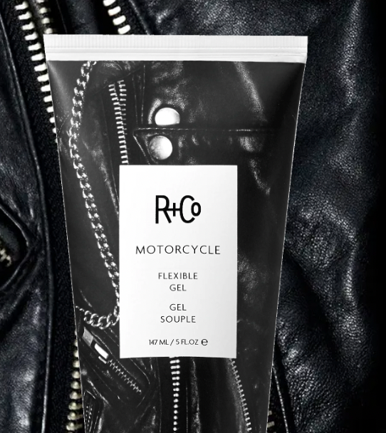 R+Co Motorcycle Flexible Gel - Strong Hold Hair Styling Gel for Men & Women - Perfect for Textured, Curly & Wavy Hair - Salon-Quality Styling for Everyday Looks & Special Occasions