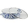 3 Quart Saute Pan with Ocean Swirl Enamel Coating - Nonstick, Oven Safe Cookware for Sauteing, Frying & Simmering | Perfect for Stovetop & Oven Cooking
