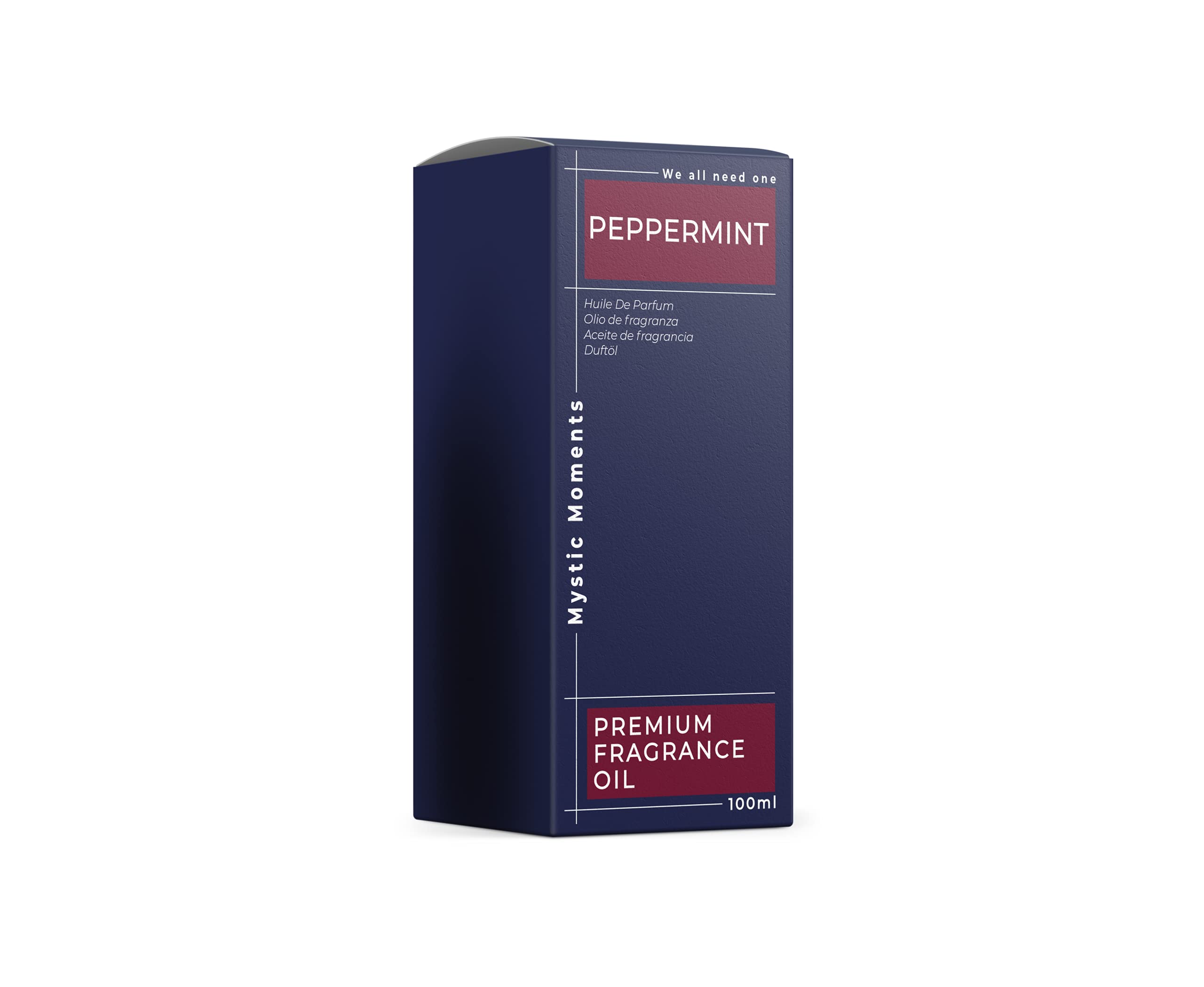 Peppermint Essential Oil 100ml - Natural Aromatherapy Oil for Soap Making, Candle Making, Bath Bombs, Diffusers & Hair Care | Relaxing Mint Scent for Spa, Yoga & Home Fragrance