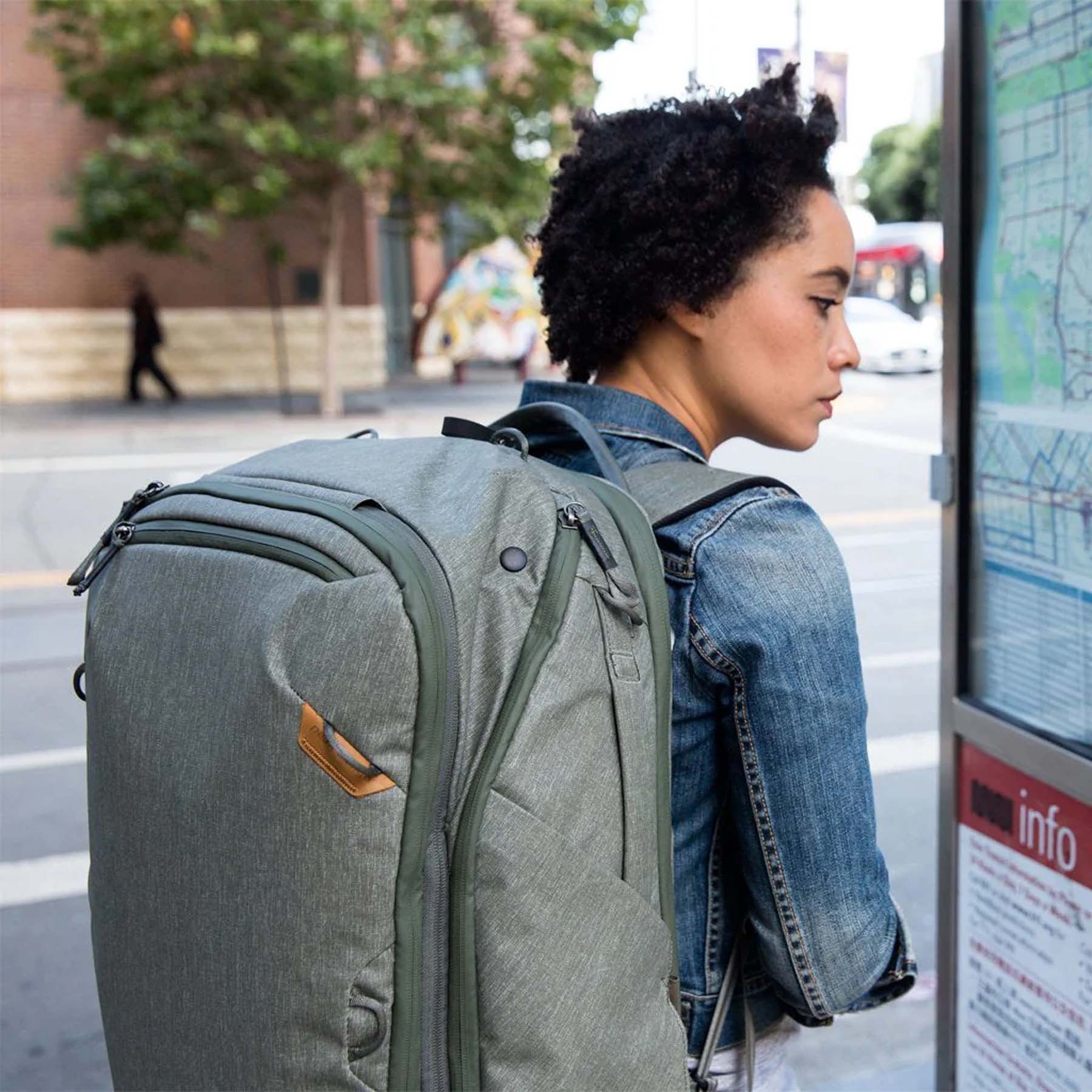Peak Design 45L Travel Backpack - Waterproof Carry-On Backpack for Men & Women - Perfect for Air Travel, Hiking & Outdoor Adventures