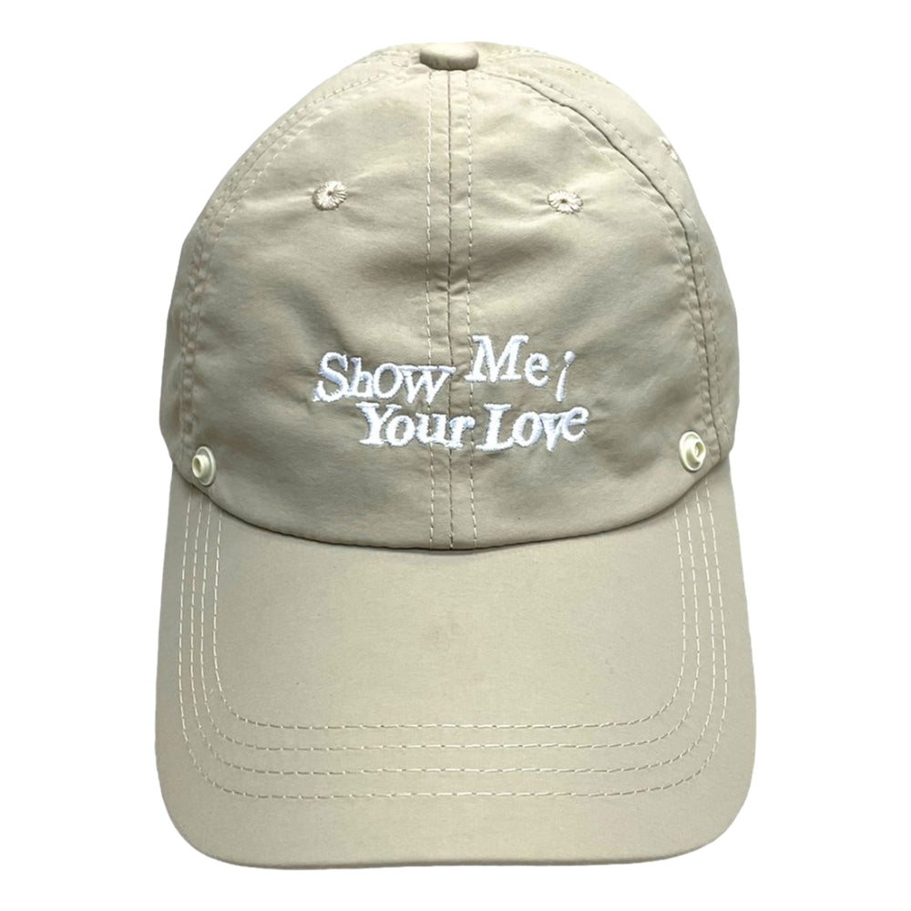 2ND CLOSET SHOW ME GRAFFITI Detachable Bucket Hat - Adjustable Beige Streetwear Cap for Men & Women | Perfect for Outdoor, Music Festivals & Urban Fashion