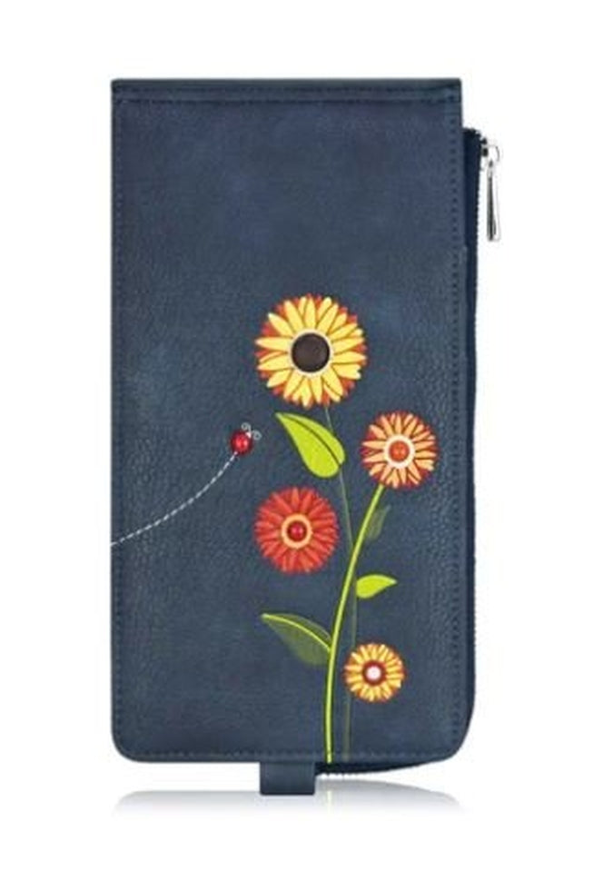 Espe Gerbera RFID Blocking Card Wallet - Slim & Secure for Credit Cards, ID, and Cash - Perfect for Travel, Work, and Everyday Use