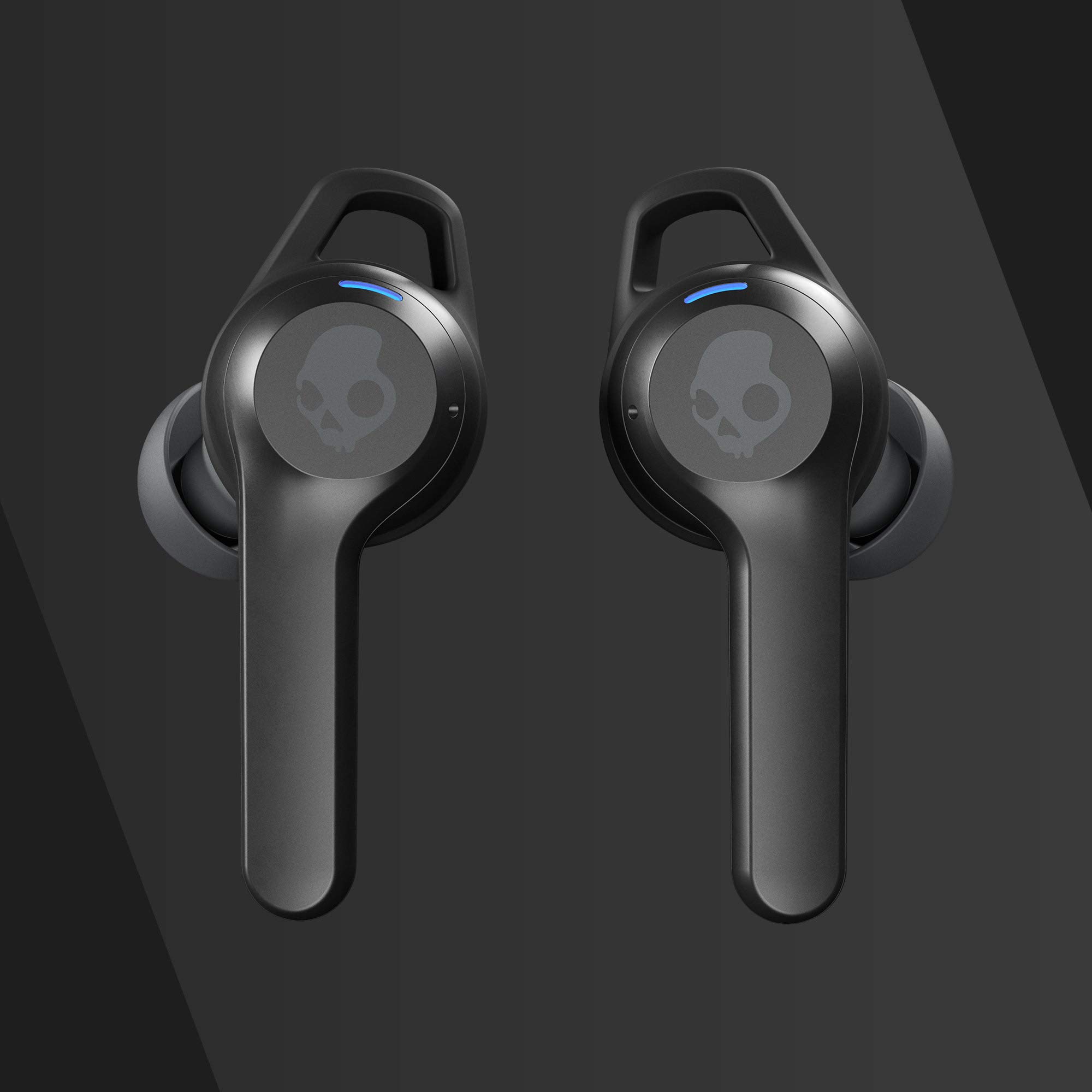 Skullcandy Indy Evo XT Wireless Bluetooth Earbuds - 30 Hours Battery Life, Built-in Mic, IPX4 Waterproof, Noise Isolating in-Ear Headphones for iPhone Android Smartphones - Perfect for Gym, Running, Commuting & Travel (Black)