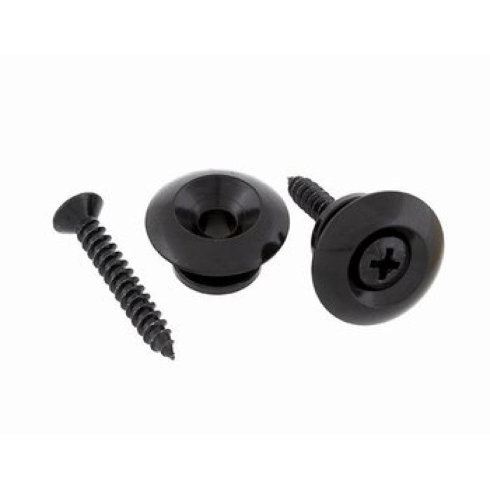 2-Pack XL Strap Buttons for Electric Guitar - AP 0684-003 Replacement Parts | Secure Guitar Strap Attachment for Performances & Practice